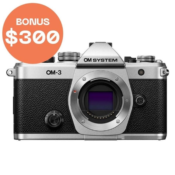 OM System OM-3 Mirrorless Camera - Silver