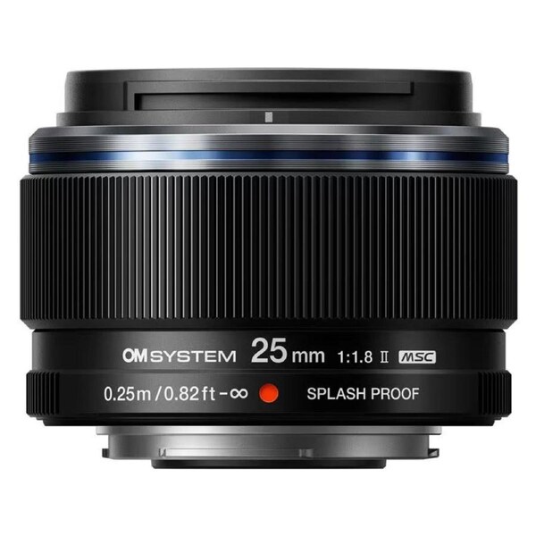 OM System M.Zuiko ED 25mm f/1.8 II Lens - Black