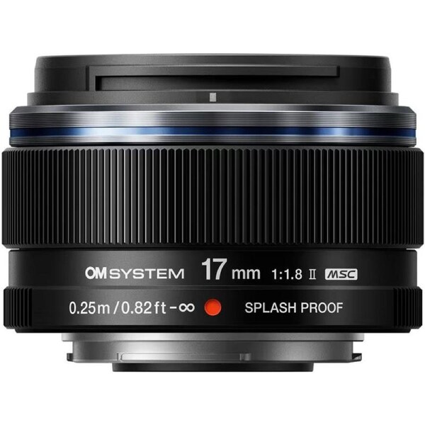 OM System M.Zuiko ED 17mm f/1.8 II Lens - Black