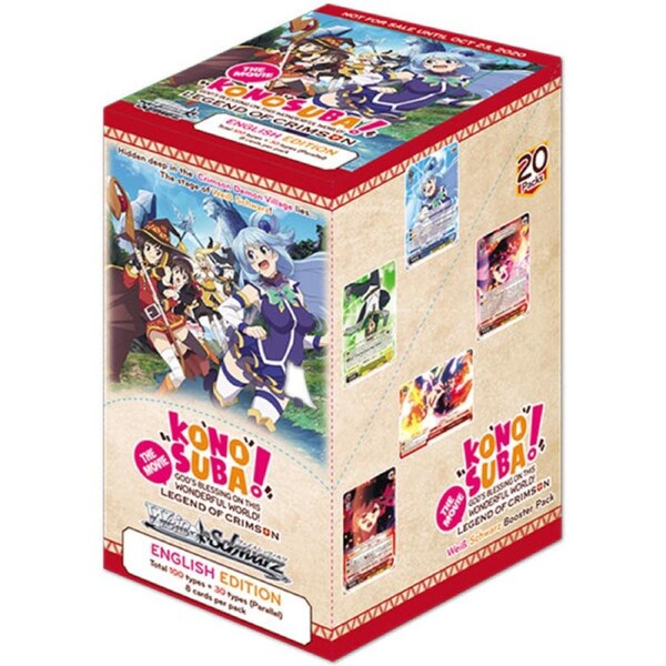 Weiss Schwarz KONOSUBA: God's blessing on this wonderful world! Legend of Crimson REPRINT Booster Box