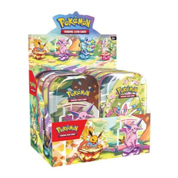 POKEMON TCG Scarlet & Violet Prismatic Evolutions Mini Tin (Set of 8)