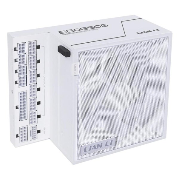 Lian Li Edge Series 850W 80+ Gold Full Modular ATX Power Supply - White (EG0850G.W)