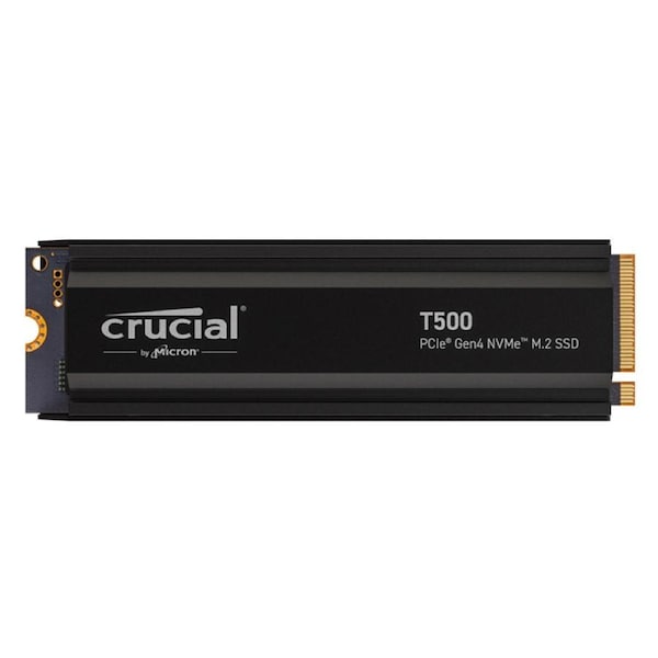 Crucial T500 4TB CT4000T500SSD5 PCIe Gen4 NVMe M.2 SSD with Heatsink