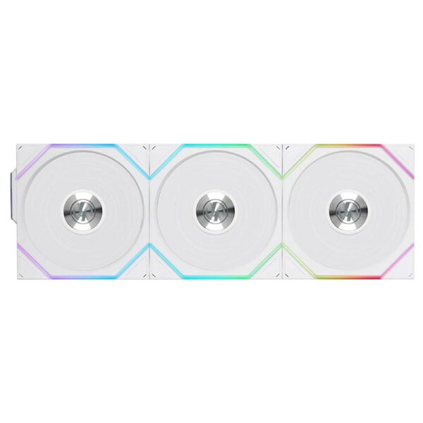 Lian Li UNI FAN TL 120 Wireless 120mm RGB 4-Pin PWM Fan - White - 3 Pack (12TL1W3W)
