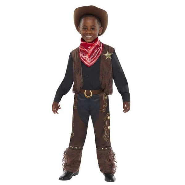 Western Cowboy Kids Costume Size 10-12 Years
