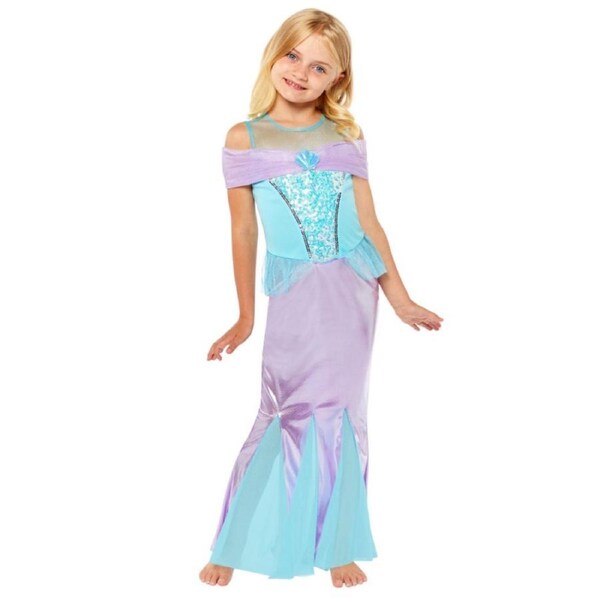 Mermaid Kids Costume Size 8-10 Years
