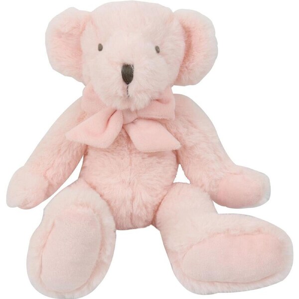 Ollie & Paige Lola The Bear Kids/Children Soft Animal Stuffed Toy Pink 3y+