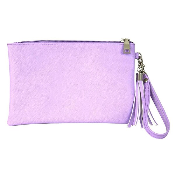 Wicked Sista Premium Violet Large Coin Purse Wallet w/ Tassel 23x15cm Purple