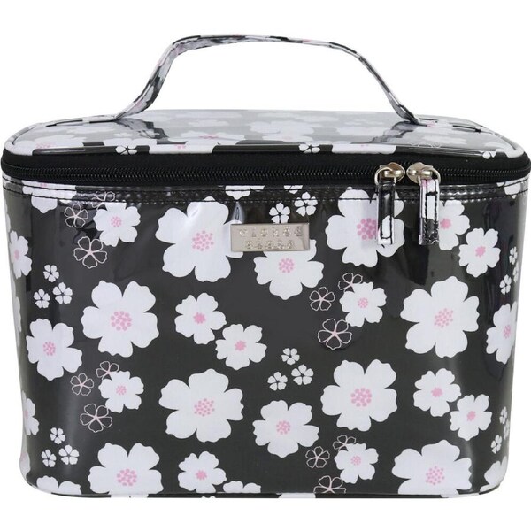 Wicked Sista Blissful Blooms Large Beauty Case Cosmetic Bag 28x19.5cm Black