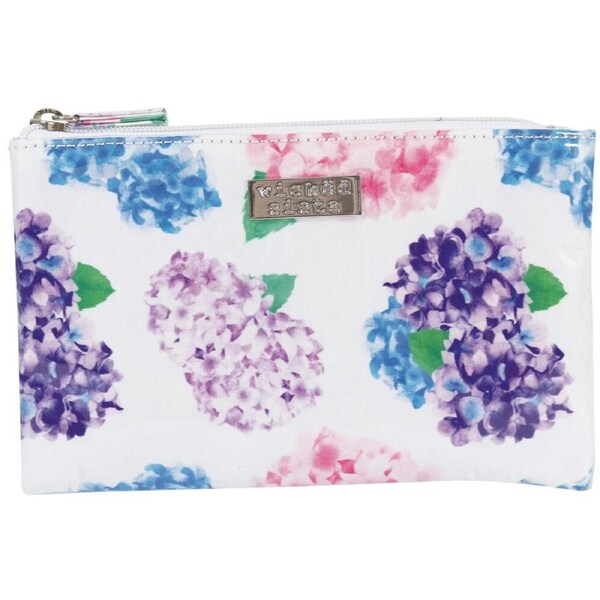 Wicked Sista Hydrangeas Large Flat Purse Womens Wallet 21x14cm Rectangle