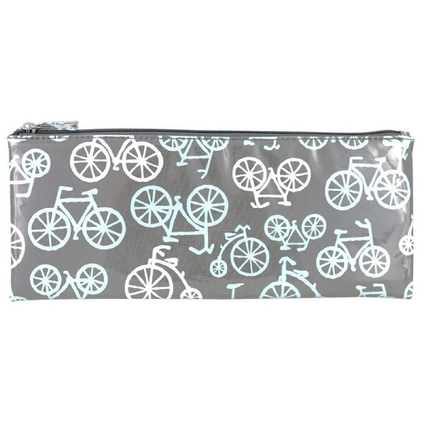 Wicked Sista Bicycles Long 34x14cm Womens Travel Flat Cosmetic/Makeup Bag