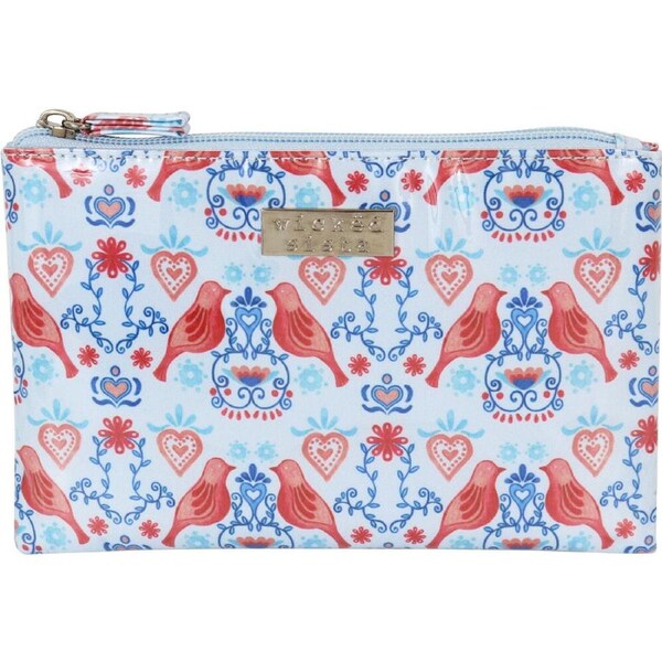 Wicked Sista Love Birds Large 21x14cm Womens Travel Flat Coin/Card Purse