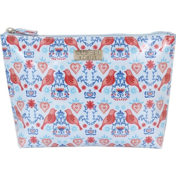 Wicked Sista Love Birds Medium Soft A-Line 27x5cm Womens Travel Cosmetic Bag