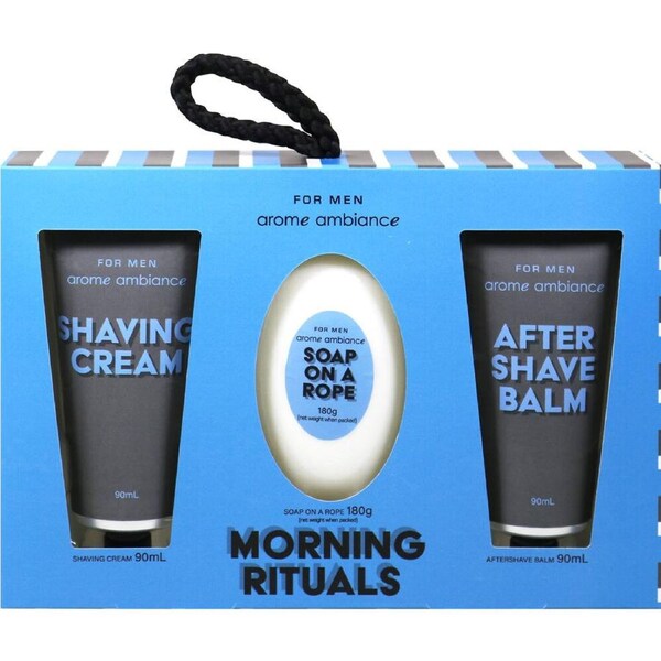 3pc Arome Ambiance Men's Morning Rituals Personal Care Daily Grooming Set