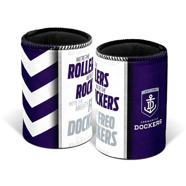 Fremantle Dockers Freo AFL SONG Beer Can Bottle Cooler Stubby Holder Cosy