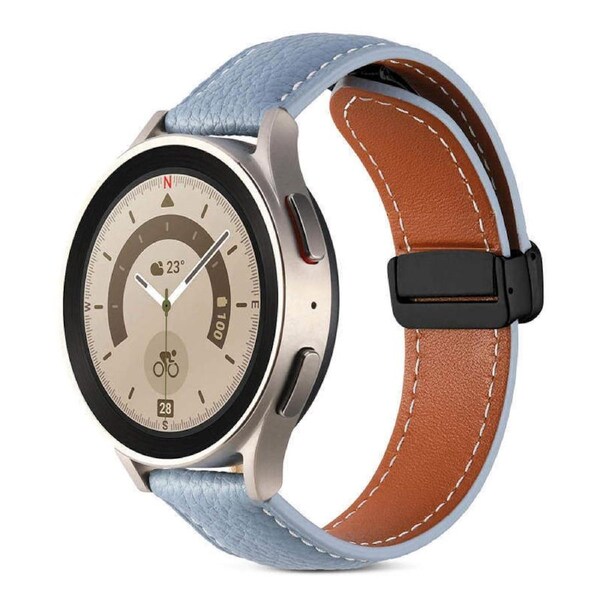 Nevenka Watch Strap Folding Clasp for Galaxy Watch 42mm/Samsung Gear S3-SkyCloudBlue 20mm