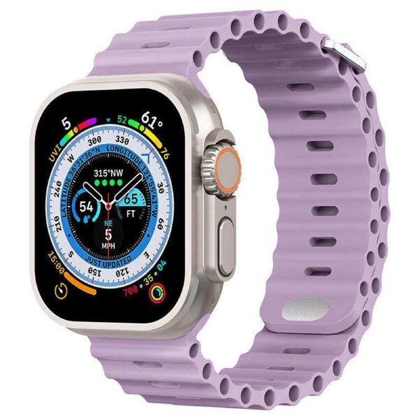 Nevenka Apple Watch Ocean Bands for iWatch Ultra Series 8 SE 7 6 5 4 3 2 1-Lavender 38/40/41mm
