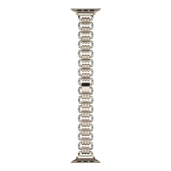 Nevenka U-Shaped Watchband Chain for iWatch Ultra Series 8 SE 7 6 5 4 3 2 1-Starlight 38/40/41mm