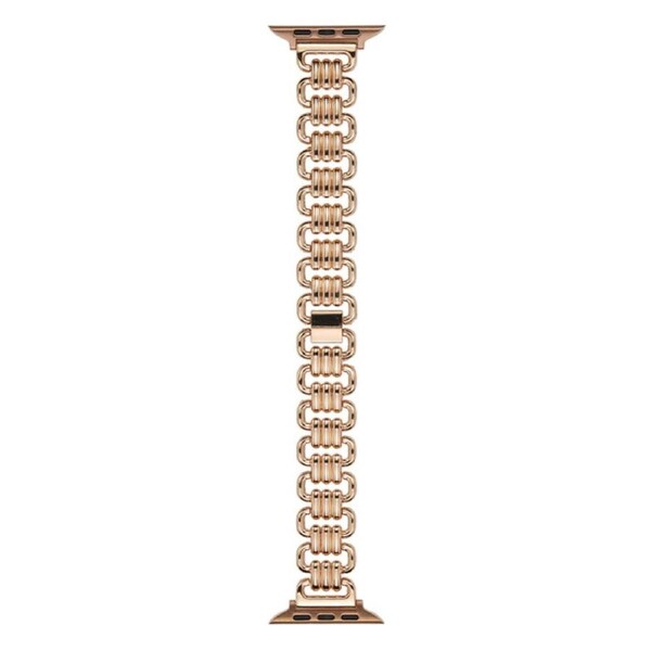 Nevenka U-Shaped Watchband Chain for iWatch Ultra Series 8 SE 7 6 5 4 3 2 1-RoseGold 38/40/41mm