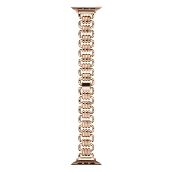 Nevenka U-Shaped Watchband Chain for iWatch Ultra Series 8 SE 7 6 5 4 3 2 1-RoseGold 42/44/45/49mm
