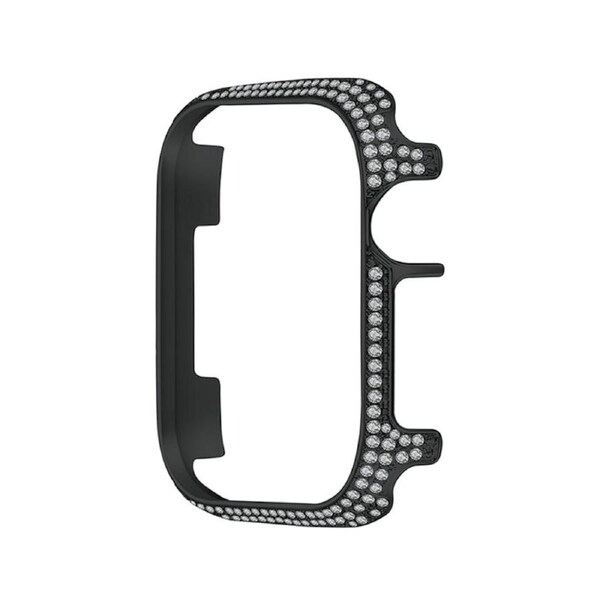 Nevenka Full Diamond Protective Case for iWatch Ultra Series 8 SE 7 6 5 4 3 2 1-Black 41mm