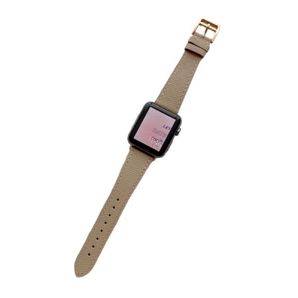 Nevenka Apple Watch Palm Print Leather Strap for iWatch Ultra Series 8 SE 7 6 5 4 3 2 1-Gray 42/44/45/49mm