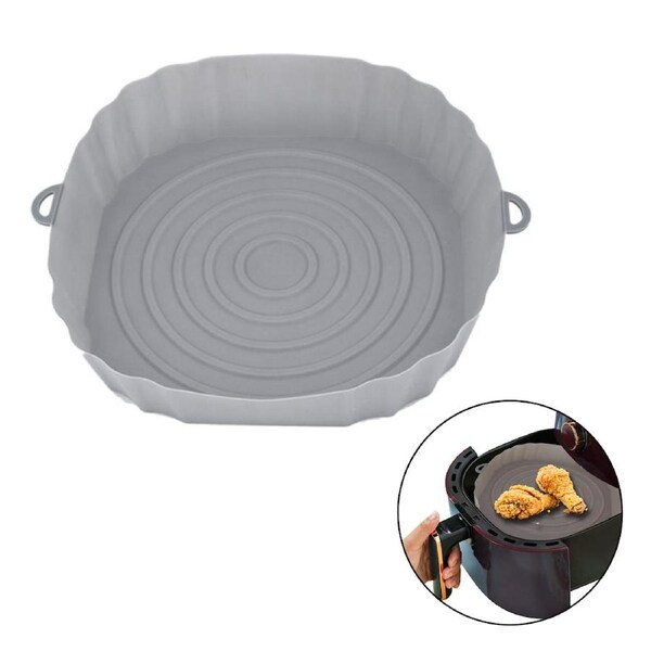 Reusable Non-Stick Baking Tray Air Fryer Silicone Pot Air Fryer Basket Liner
