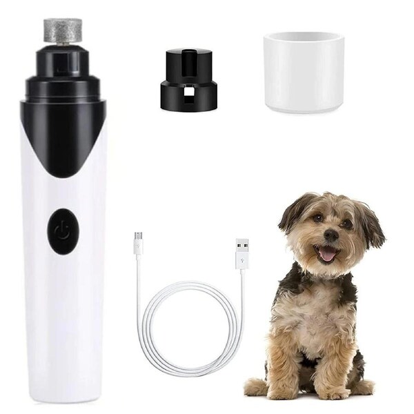 Pet Nail Clippers Quiet Electric Claw Grooming Grinder Trimmer Nail File Dog Cat