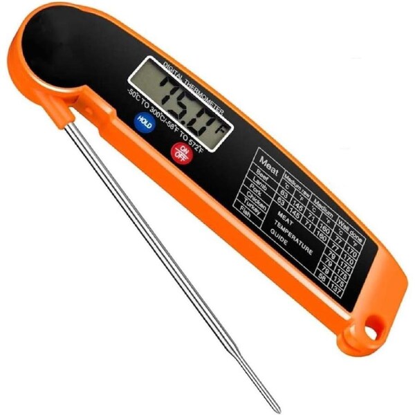Digital Kitchen Food Thermometer Foldable Meat Cooking BBQ Temperature Probe