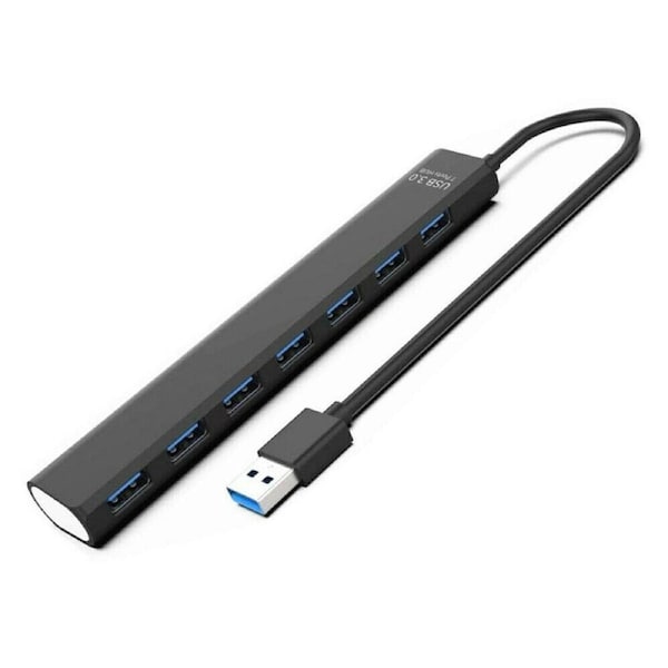 High Speed Smart Compact 7 Port USB 3.0 Hub Multi Expansion Splitter Slim