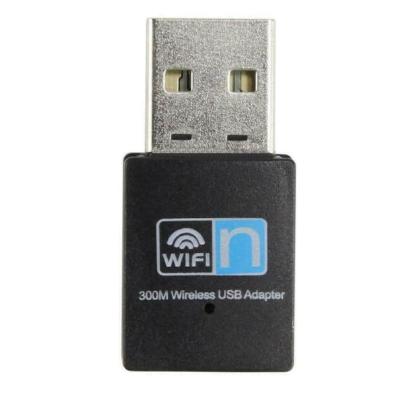300Mbps Windows 10 WiFi Adapter Dongle Network LAN Card 802.11n USB Wireless