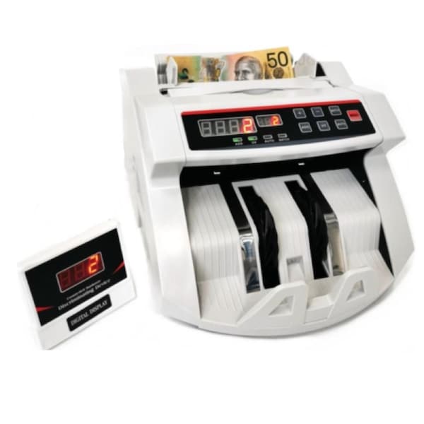 Banknote Cash Counter Machine Fake Note Digital Display Australian Money Bill