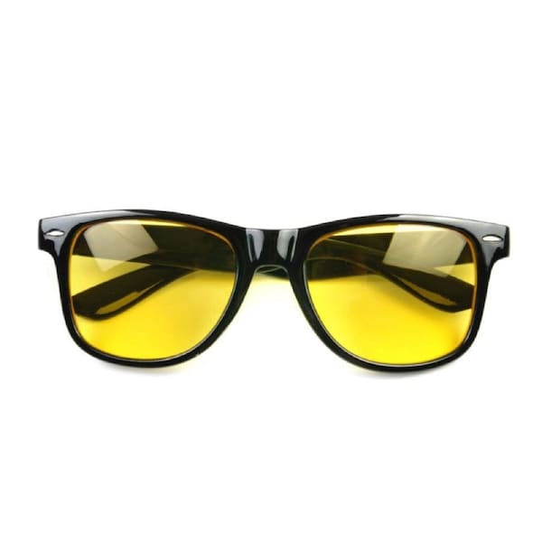 Anti Glare Vision Polarized Yellow Lens Tinted Night Driving Glasses HD