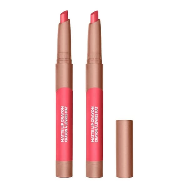 L'Oreal Infallible Matte Lip Crayon 1.3g 503 HOT APRICOT - 2 pack