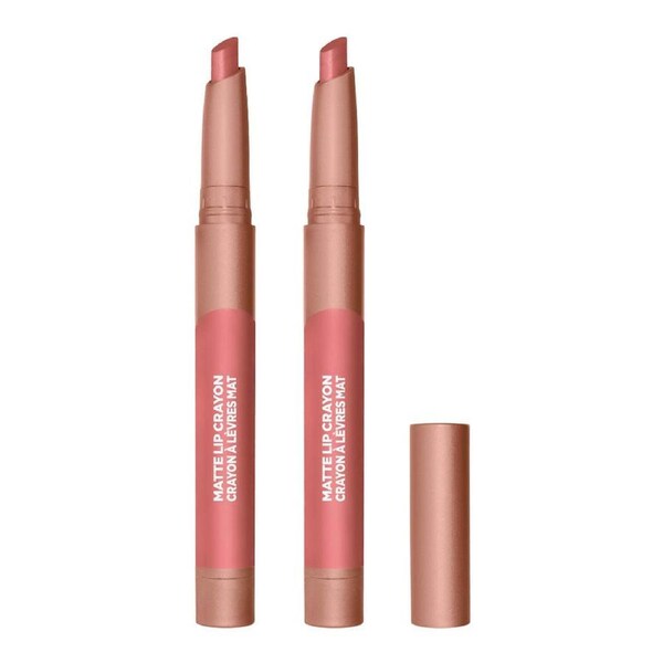 L'Oreal Infallible Matte Lip Crayon 1.3g 500 CARAMEL BLONDE - 2 pack