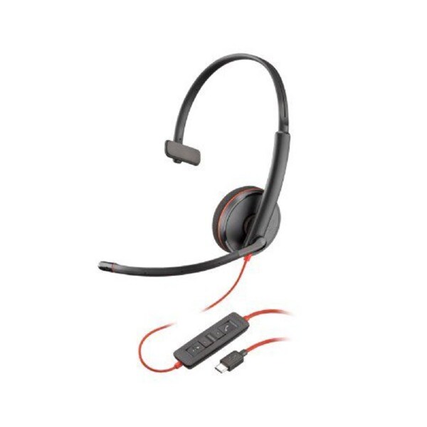 POLY 80S09AA Blackwire C3210 Call center USB-C Headset Black