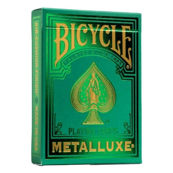 Playing Cards - Bicycle Metalluxe Green