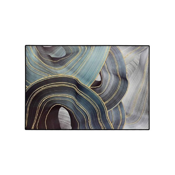 Luxury Ribbon Framed Canvas Wall Art - Large