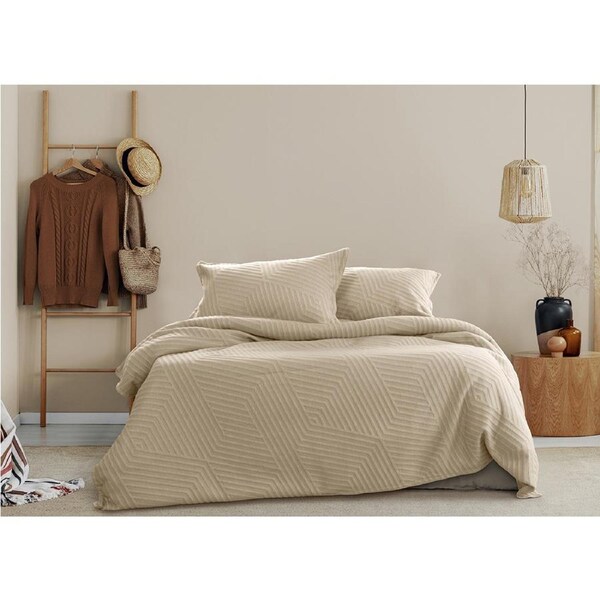 Ardor Boudior Bed Alton Jacquard Quilt Cover Pillowcase Bedding Set Linen Queen