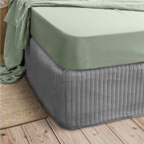 Ardor Boudoir Quilted Valance - Silver - Double