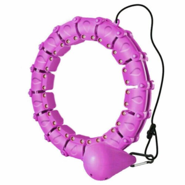 24 Knots Smart Hula Hoop Weighted Fitness Detachable Hoops Weight Hoola Sport