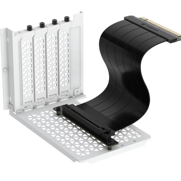 Corsair 6500 Series Vertical GPU Mount Kit - WHITE *Compatible with CORSAIR