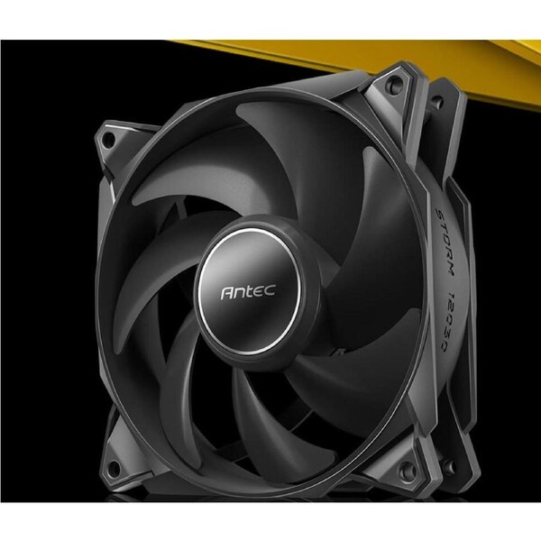 Antec StormT3 120mm PWM FDB FaN High Airflow 66.56 CFM, Air Pressure 2.7, Noise Level 25.8. Woven Cable, PMW Daisy Chain design, 3 Yrs Warranty