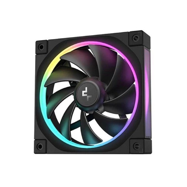 DeepCool FL12 120mm Unique ARGB Fans, Low Noise, 4-pin PWM, Fluid Dynamic Bearing, Addressable RGB LED
