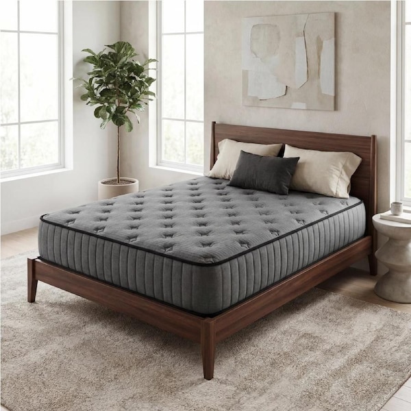 Advwin 7-Zone Double Mattress Pocket Spring 27cm Medium Firm Memory Foam Mattress