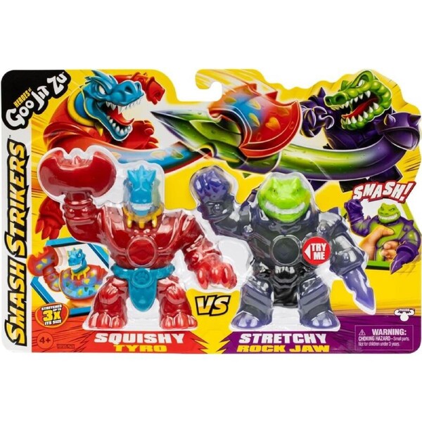 Heroes Of Goo Jit Zu Smash Strikers Vs Pack Tyro Vs Rock Jaw