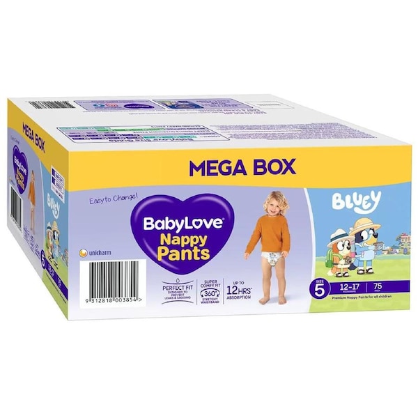 Walker Nappy Pants Mega Box - 75 Count