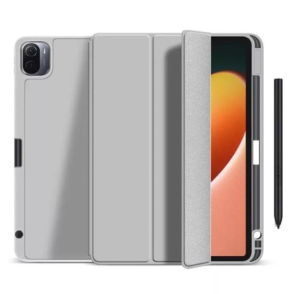 Shockproof Smart Cover TPU Case For iPad Pro 11" 4th Gen Pen Slot - Grey