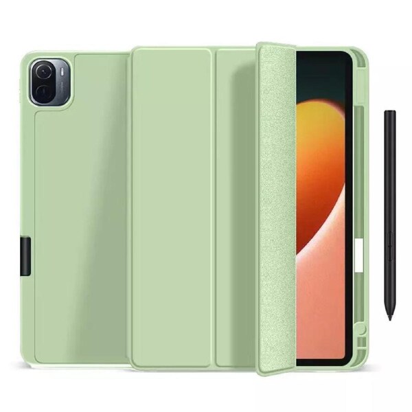 Shockproof Smart Cover TPU Case For iPad Pro 11" 4th Gen Pen Slot - Matcha Green