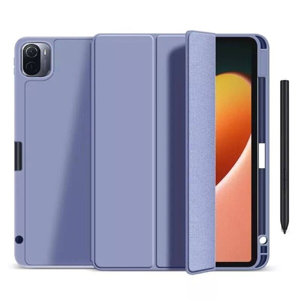 Shockproof Smart Cover TPU Case For iPad Pro 10.5" Pen Slot - Lavender Grey